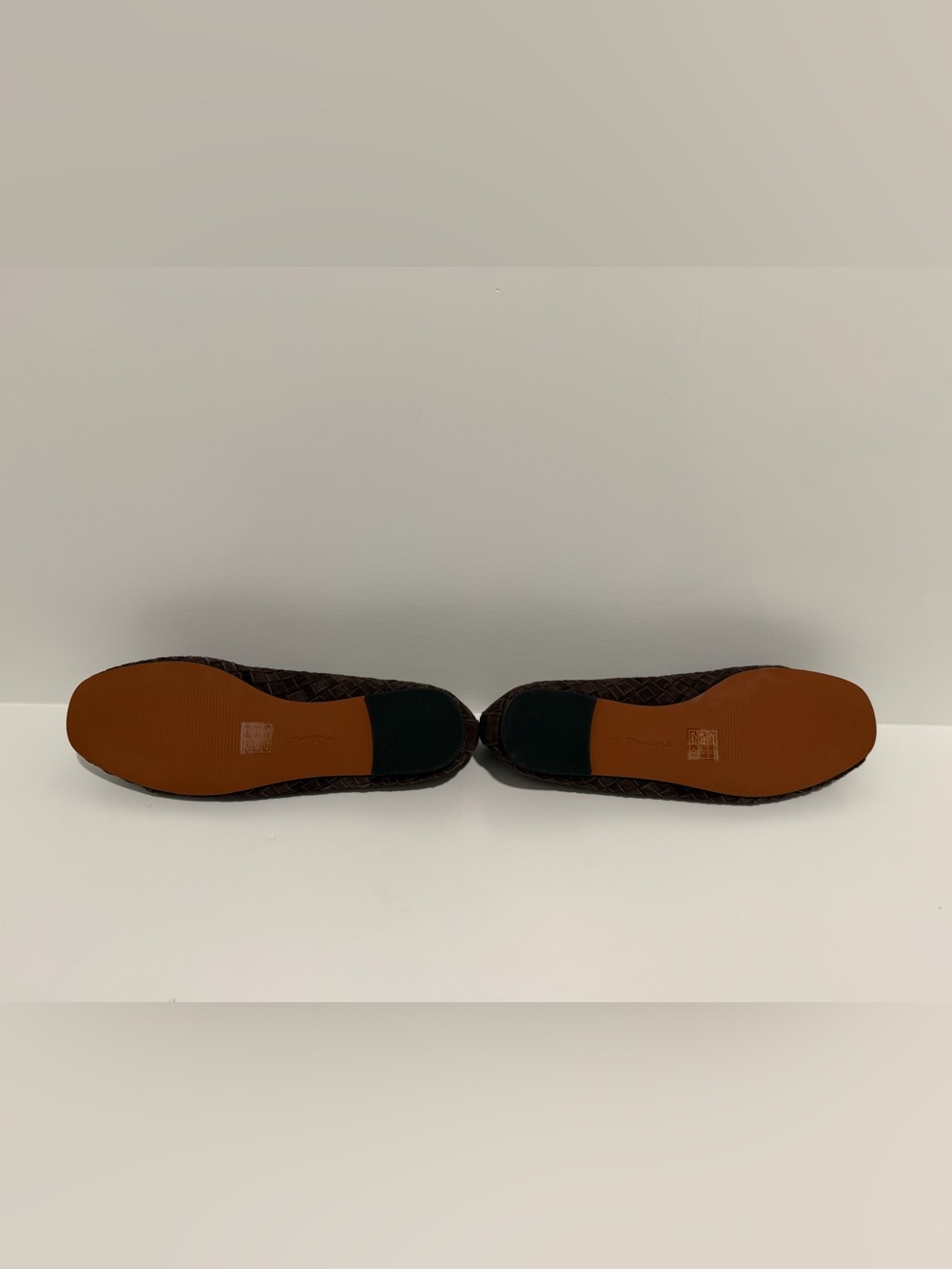 NEW Madewell The Greta Ballet Flat in Woven Dark Roast Suede NU879 $138 size 7 - Picture 12 of 12